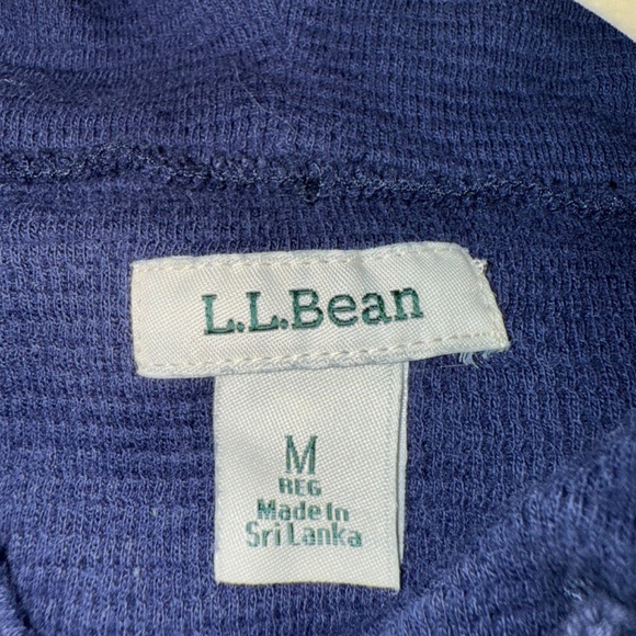 L.L. Bean | Women's Blue & Green plaid thermal hooded | Size M - Picture 3 of 8